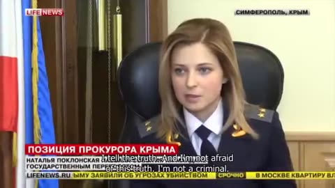 Natalya Poklonskaya interview for LifeNews Maidan