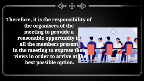 Purpose of a Meeting