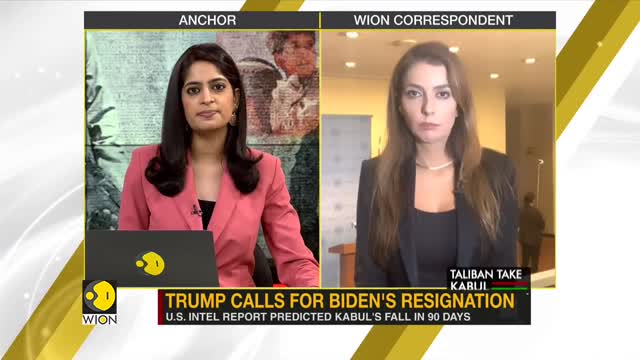 Trump calls on Biden to resign over unfolding crisis in Afghanistan
