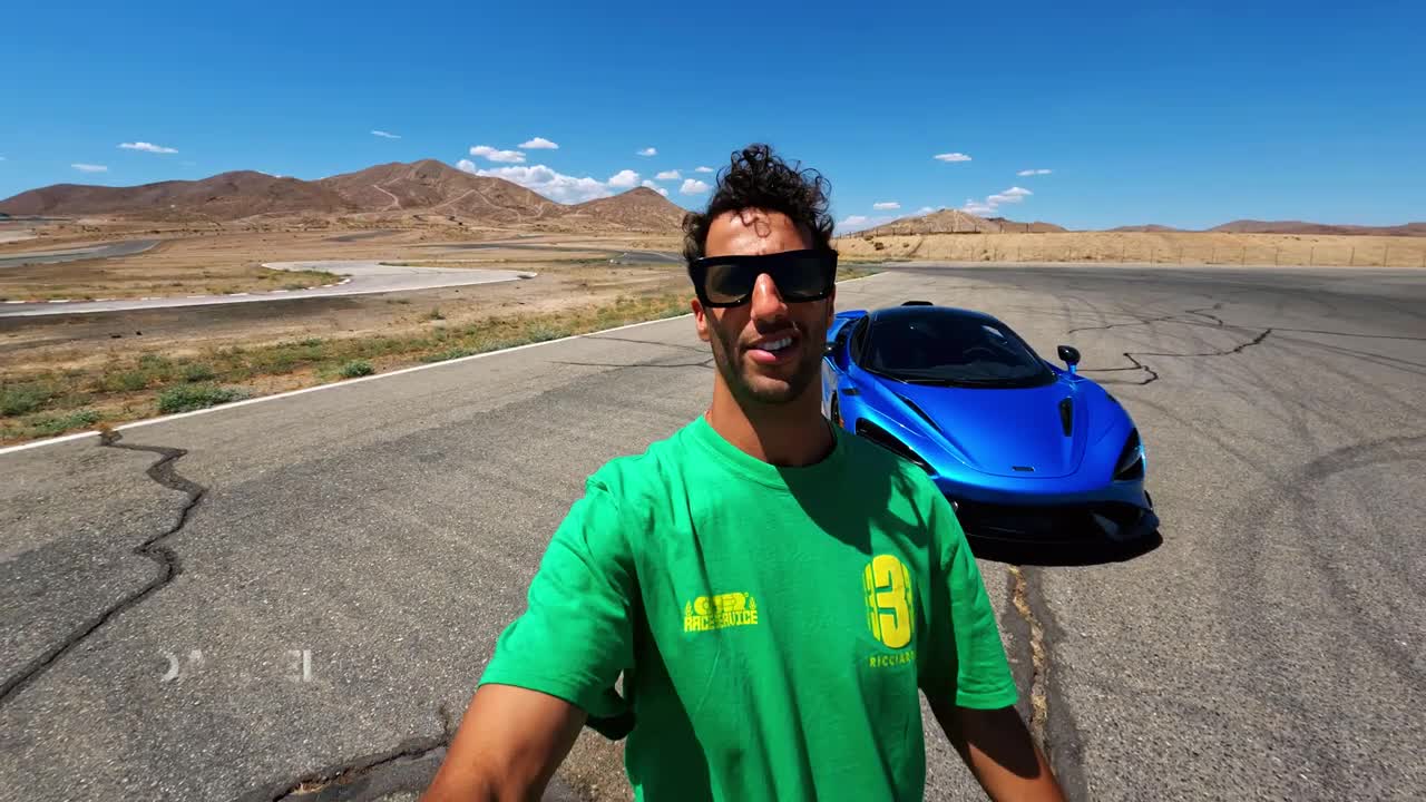 GoPro_ Racing F1 Driver Daniel Ricciardo's McLaren 765LT with HERO11 Black Mini