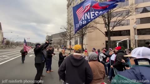 January 6th - After Capitol - Walking down Constitution Ave - Part 14