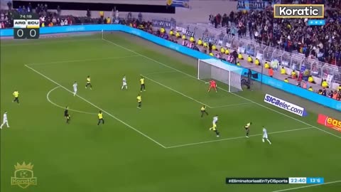 Argentina vs Ecuador 3-2