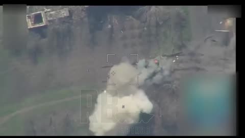Lancet Drone Strike on a British AS-90 Self-Propelled Howitzer Near Kreminna