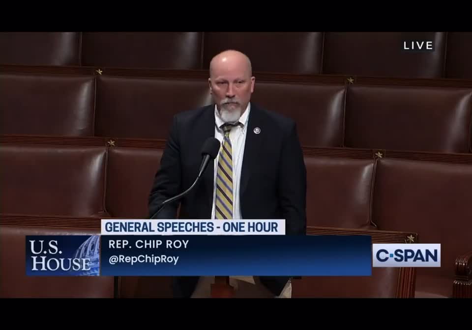 Chip Roy BLASTS 18 Republicans Who Voted for Democrats' $1.7 Trillion Disaster