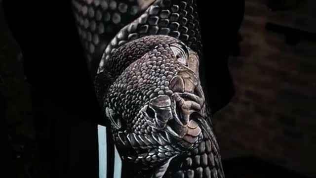 tattoo The king of the snake