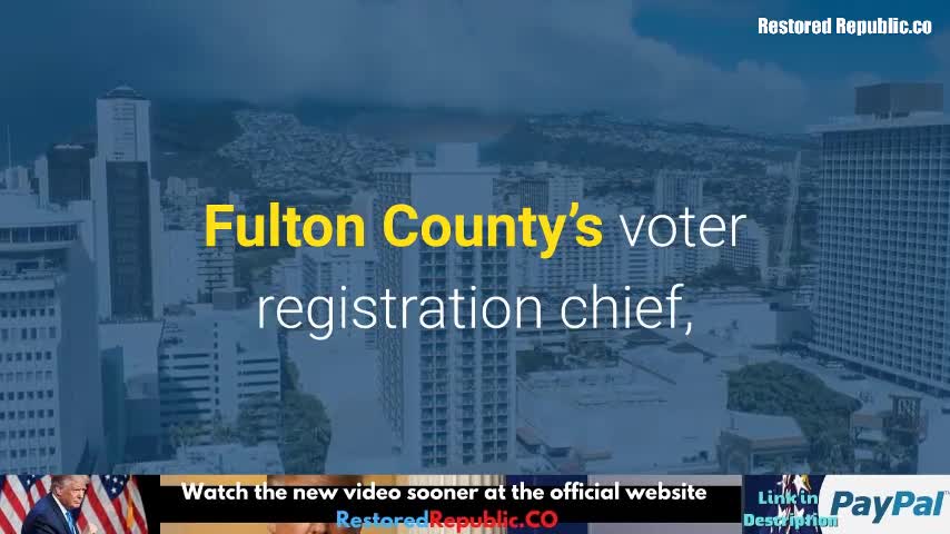 Georgia Fulton County Elections Chief Ralph Jones Resigns