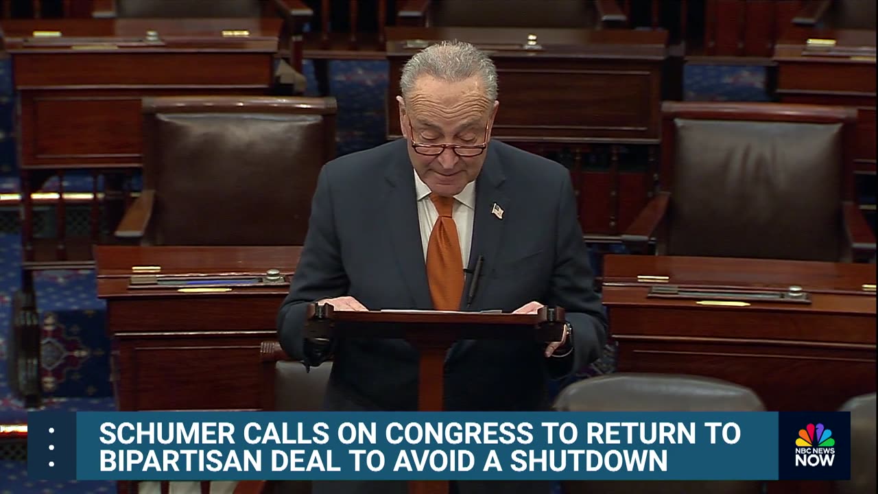 Senator Schumer Is NOT Happy After Republicans Won't Back His Spending Bill