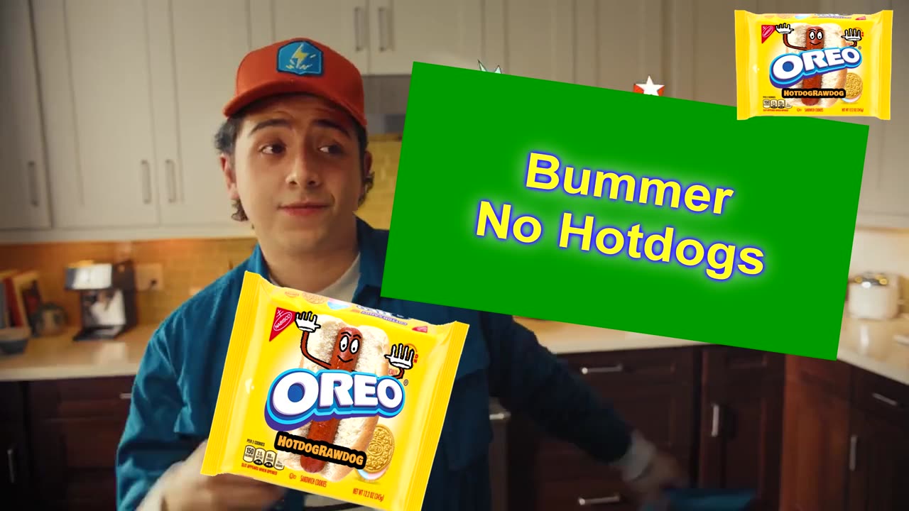 HotdogRawdog Oreo Ad