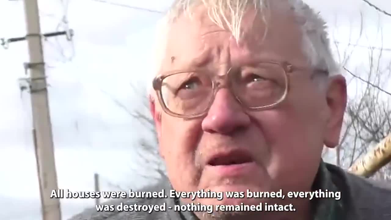 “They burned all the houses - nothing remained intact”