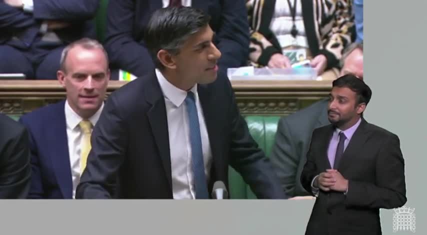 UK Parliament: Prime Minister's Questions (PMQs) with British Sign Language (BSL) - 23 November 2022