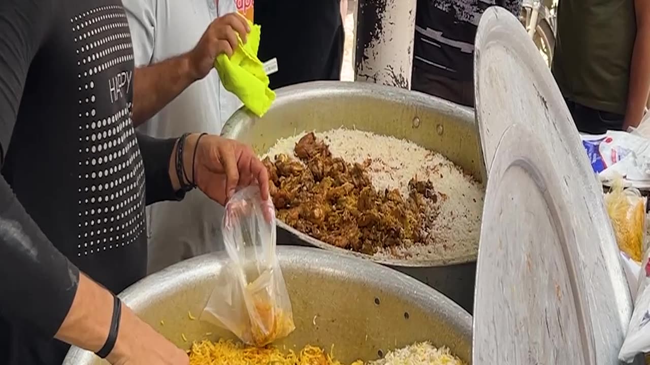 Next Level Biryani | Chicken Biyani #streetfood #fbreelsvideo #shorts