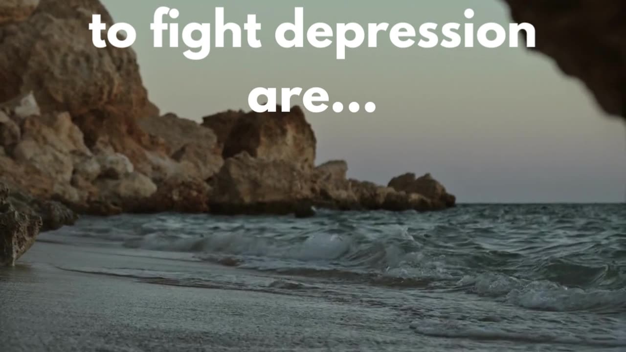 Two effective ways to fight depression are... psychology fact #shorts