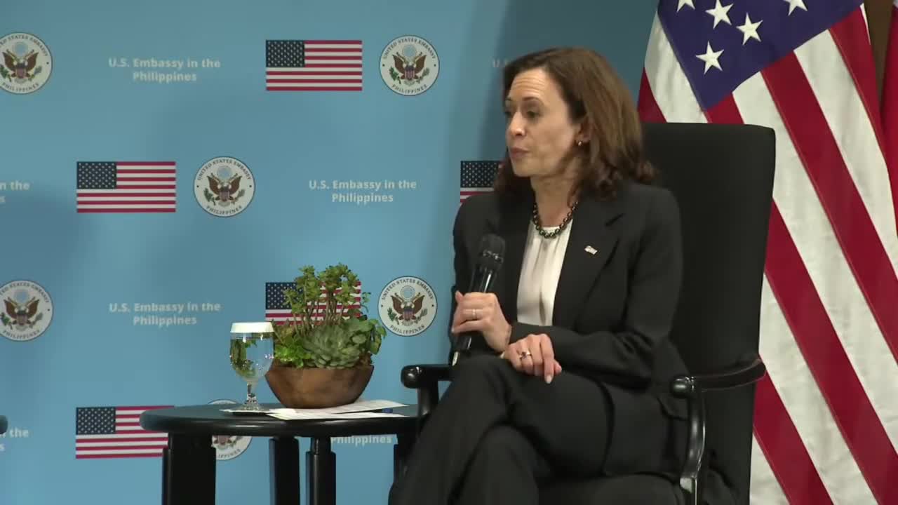 US Vice President Kamala Harris attends town hall on women empowerment