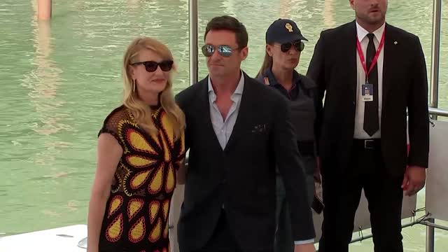 Jackman and Dern in Venice for 'The Son' premiere