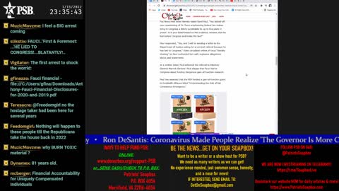 2022-01-15 22:00 EST - Your Voice, Your Call: with Chris Moore