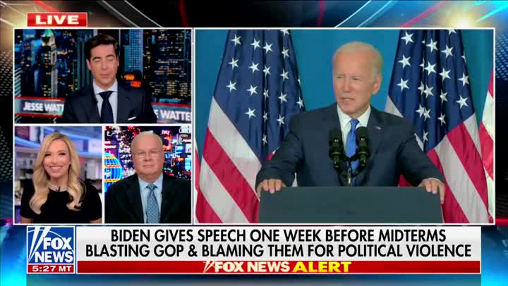 'A Big, Big, Mistake': Watters, Rove, McEnany Blast Biden Speech