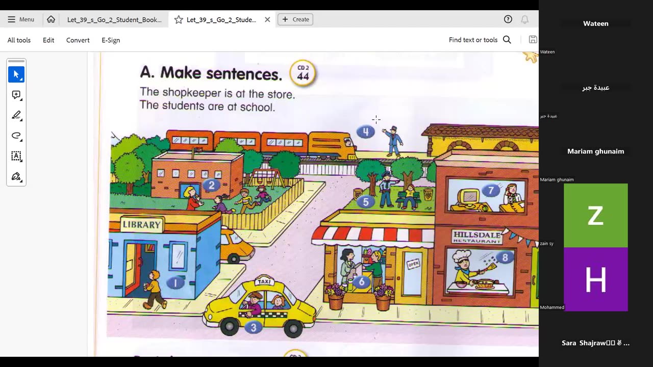 Making sentences