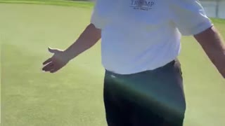 STILL GOT IT: President Trump Hits a Hole-in-One!