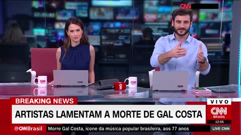 Maria Bethânia lamenta a morte de Gal Costa | LIVE CNN