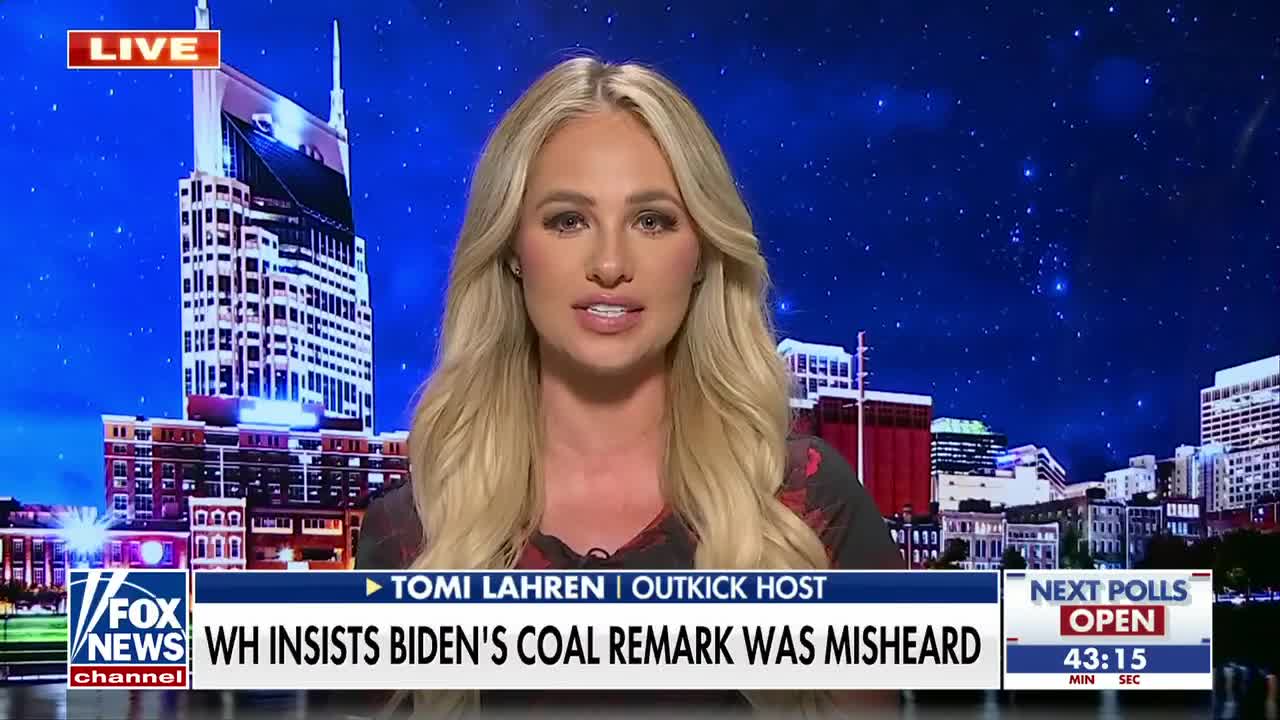 Tomi Lahren blasts Karine Jean-Pierre's defense of Biden coal remark