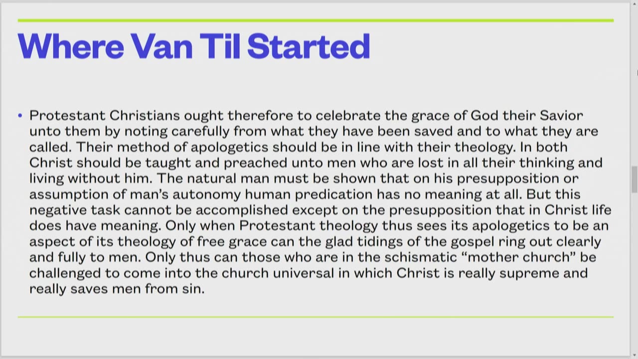 James White ReformCon 2022