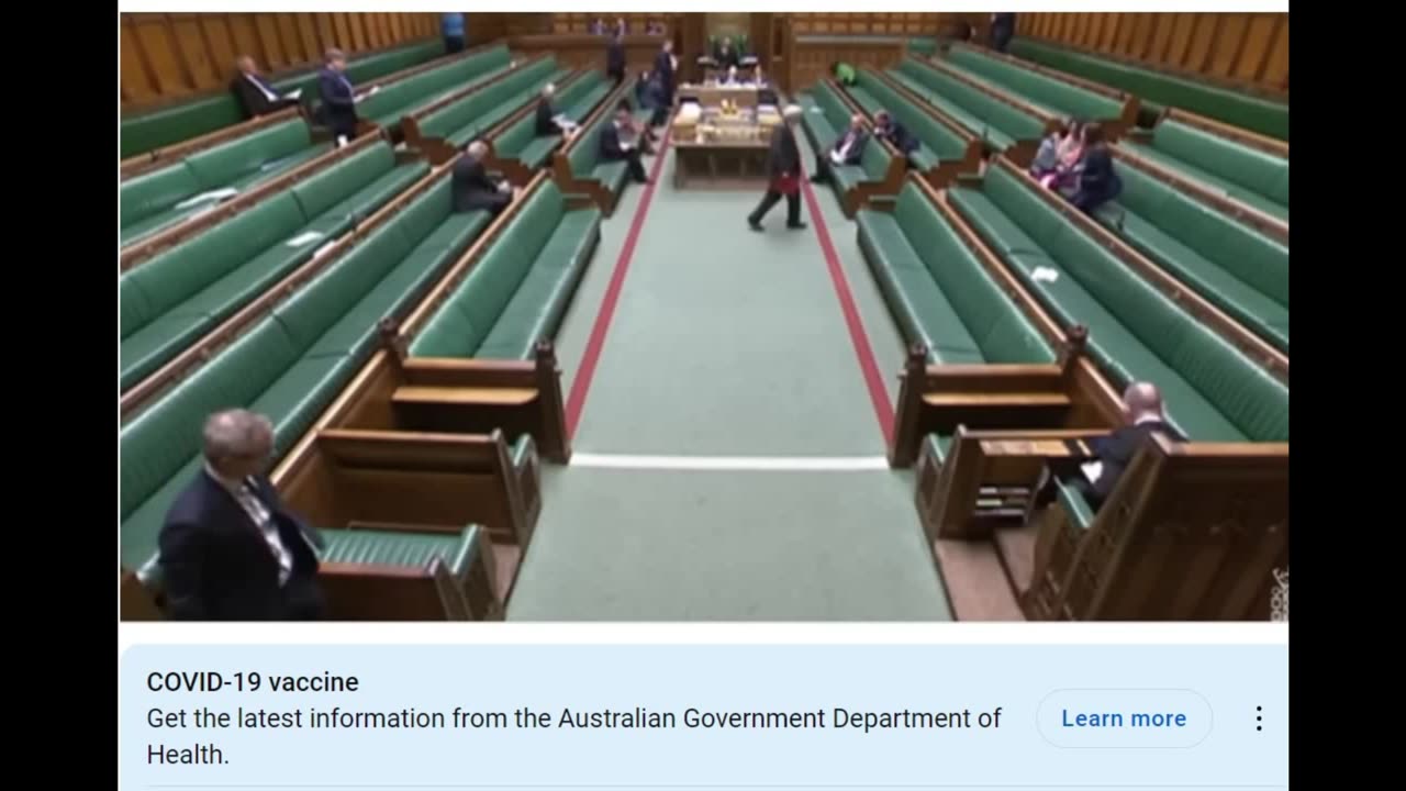 UK pollies flee COVY in the parliament.