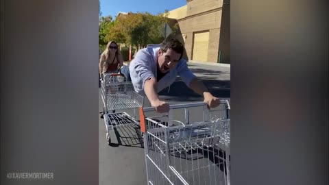 FLOATING PRANK IN GROCERY STORE