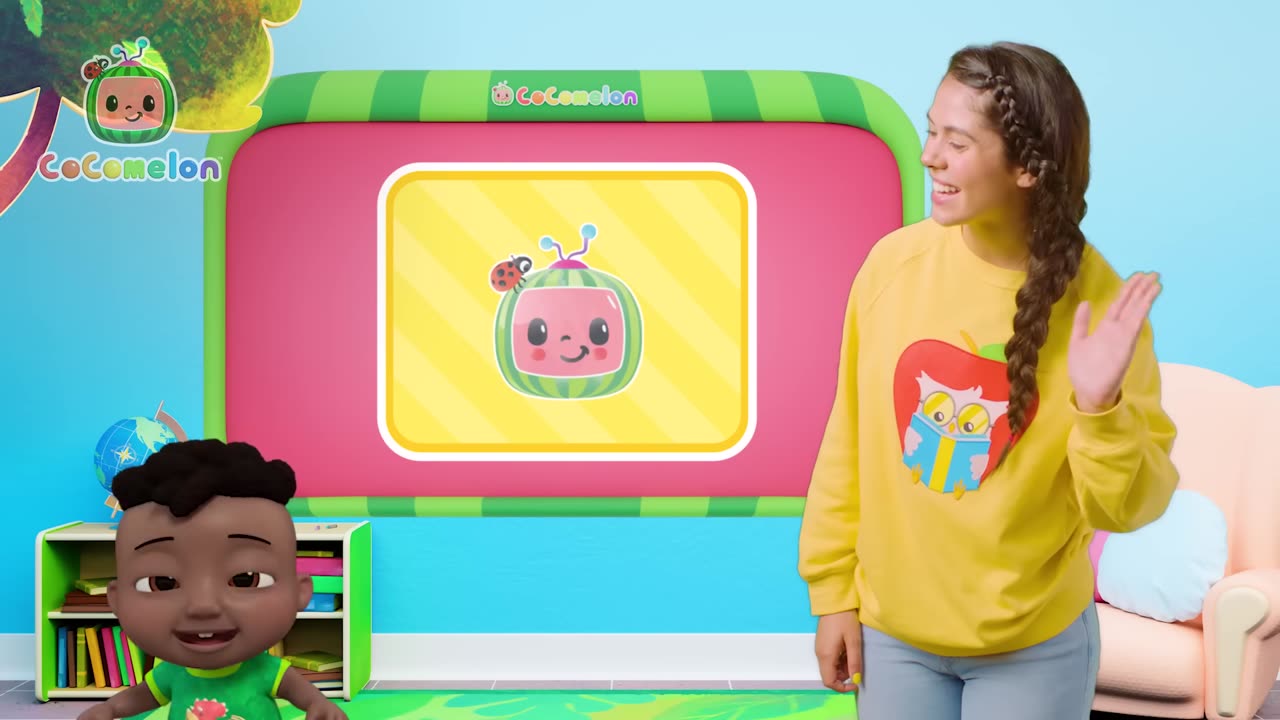 Learn First Words with Bath Song! - New CoComelon Ms. Appleberry Show