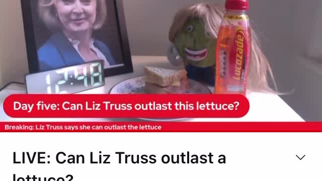 Liz Truss Vs "A Head Of Lettuce" UPDATE