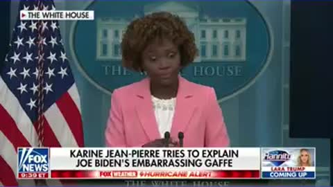 Karine Jean-Pierre responds to Biden’s ‘Where’s Jackie’ gaffe