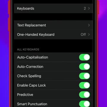 Activate Slide to type 👍✌️