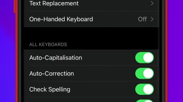 Activate Slide to type 👍✌️