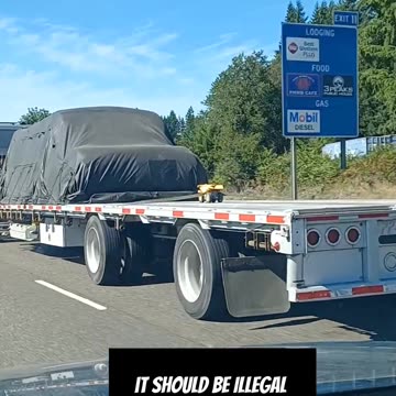 Should be AGAINST THE LAW to tow that HEAVY!!!