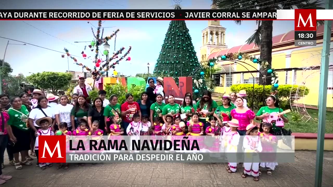 Realizan La rama navideña, una tradición de Veracruz