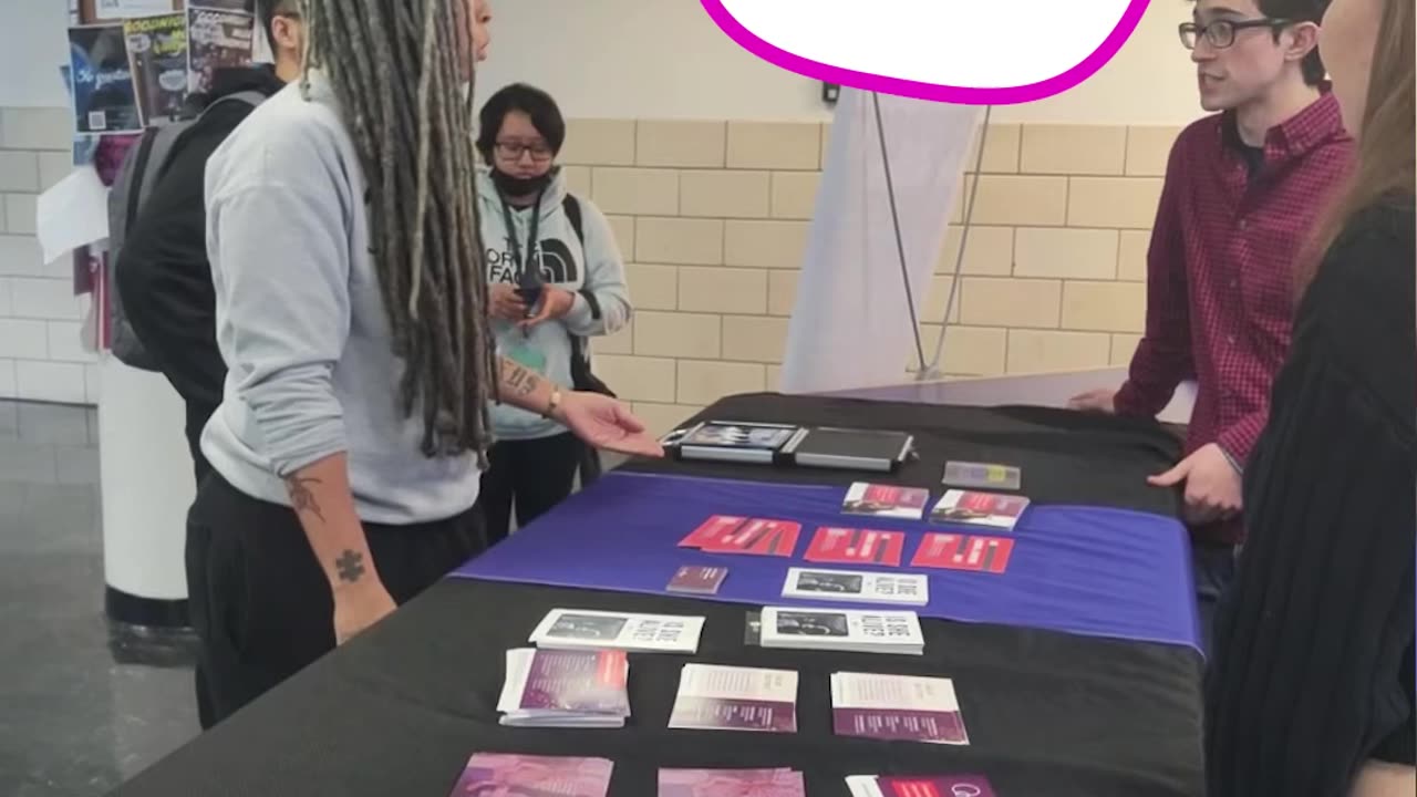 Pro-Abortion Teacher Vandalizes Pro-Life Student Table