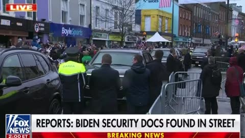 🚨 Biden security docs found in the street