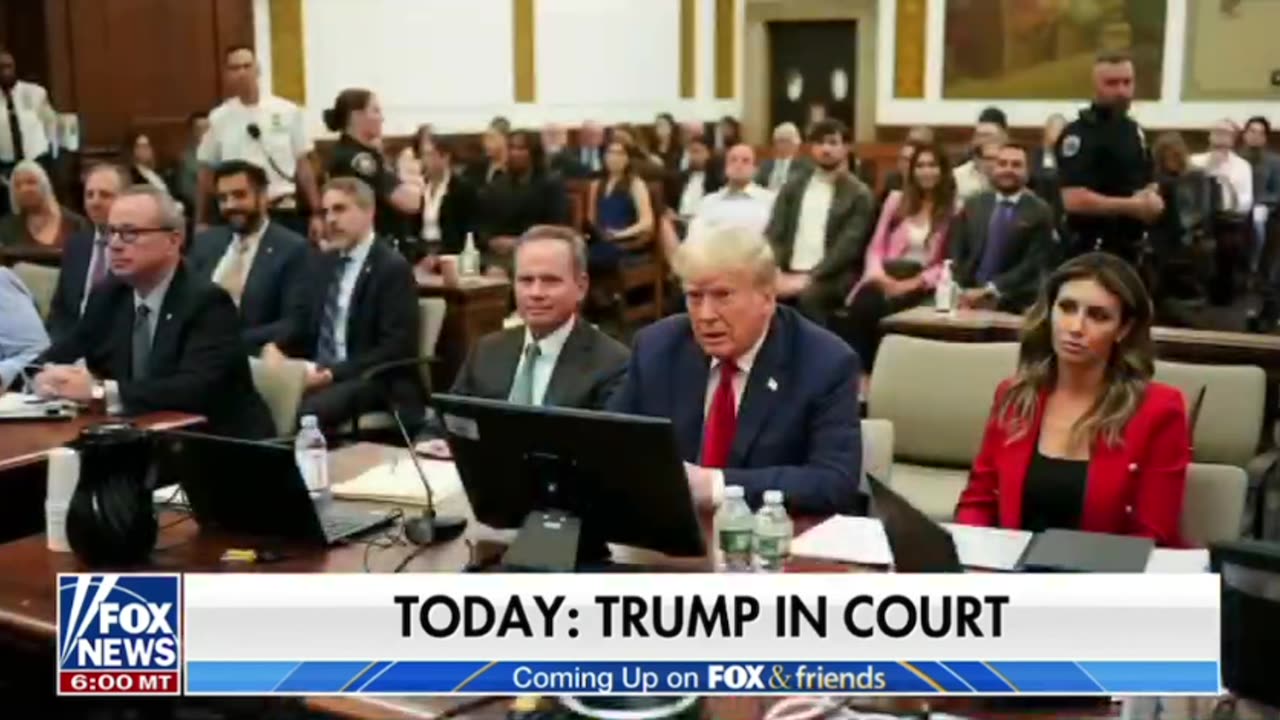 President Trump in Florida Court today