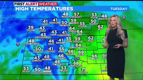 Heavy Snow Heading For The Mountains