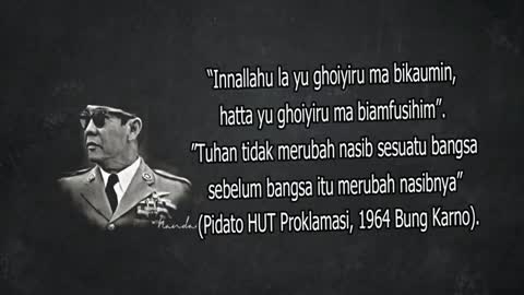 Pesan motivasi presiden Sukarno