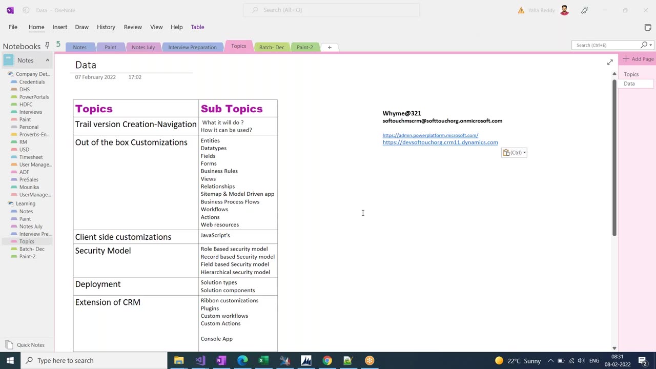 02 - Microsoft Dynamics 365 CRM Technical Training