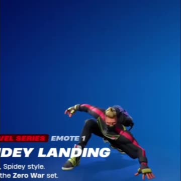 Spidey Landing: last seen…