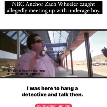 NBC Anchor Zach Wheeler is a pedophile! Another Leftist Pedo busted red handed!