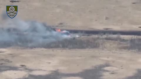 Ukrainian Javing a Russian Tank
