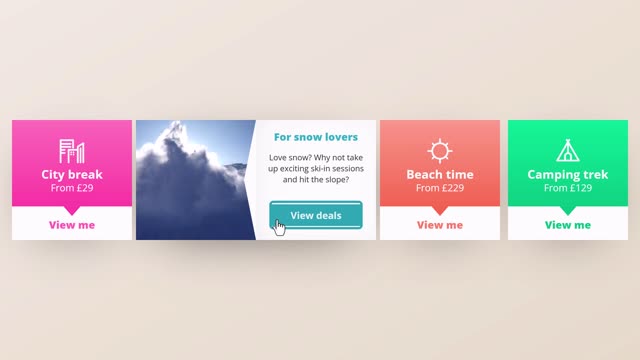 Holiday Feature Folding Cards [Pure CSS]