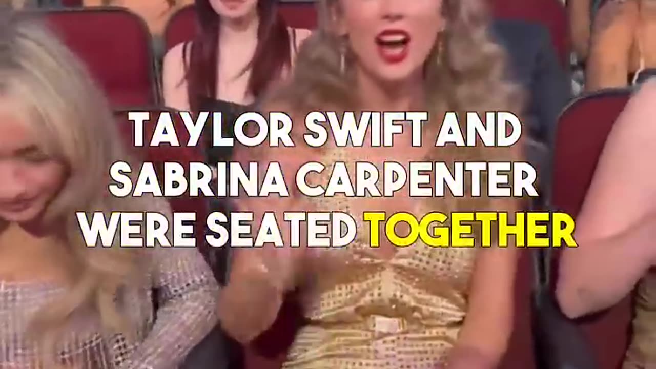 Taylor Swift & Sabrina Carpenter Share a Funny Moment 😂