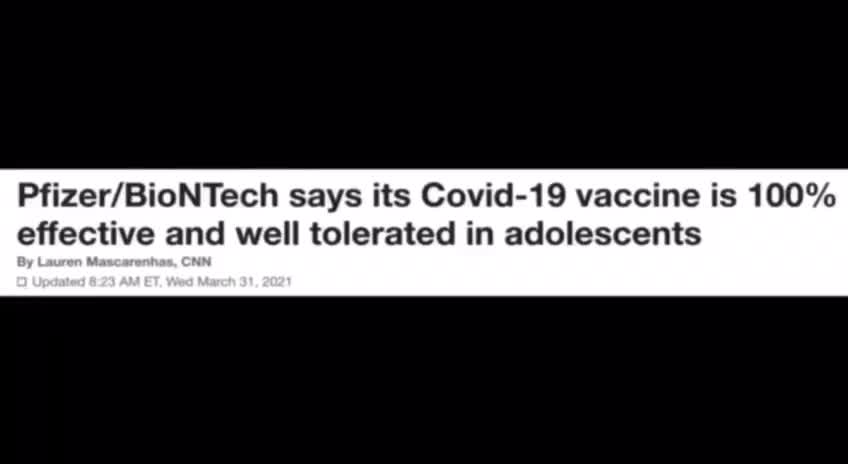 The vaccine is incredibly effective.
