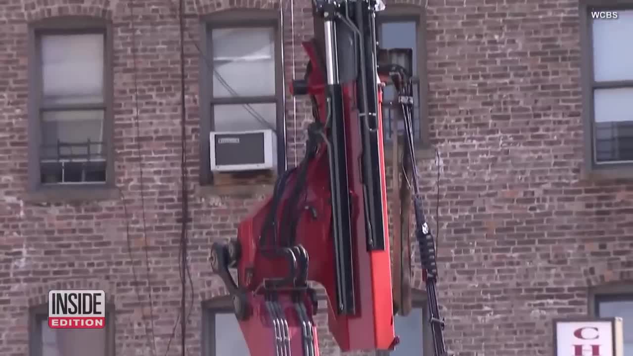 Woman Injured When Part of Constr