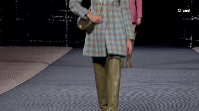 Chanel doubles down on tweeds for fall fashion show