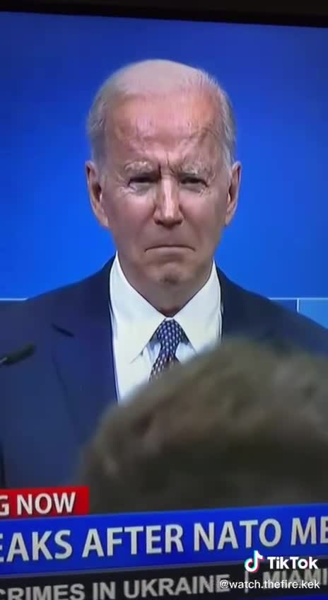 Biden's Face Contorts Wildly at Reporter's Question