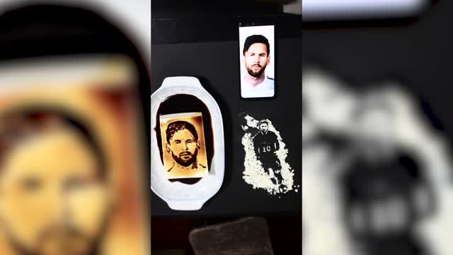 MESSI EATER: Artist Carves Football Star's Image In Tofu